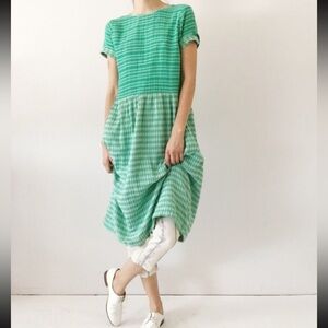 Ace&Jig Laurel dress in Tile and Holland
